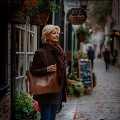 Nicole | Ponadczasowa torba na ramię w stylu vintage