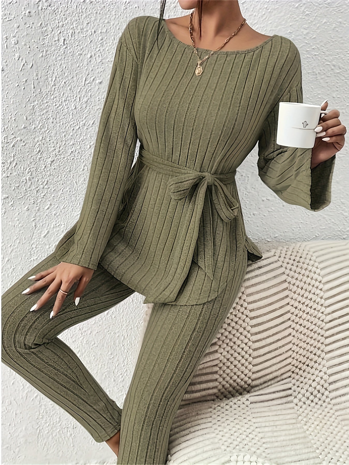 Katarzyna | Zrelaksowany zestaw damski